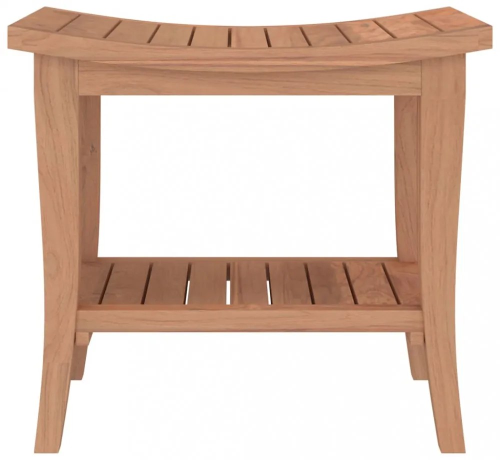 tömör tíkfa fürdőszobai kisasztal 50 x 35 x 45 cm