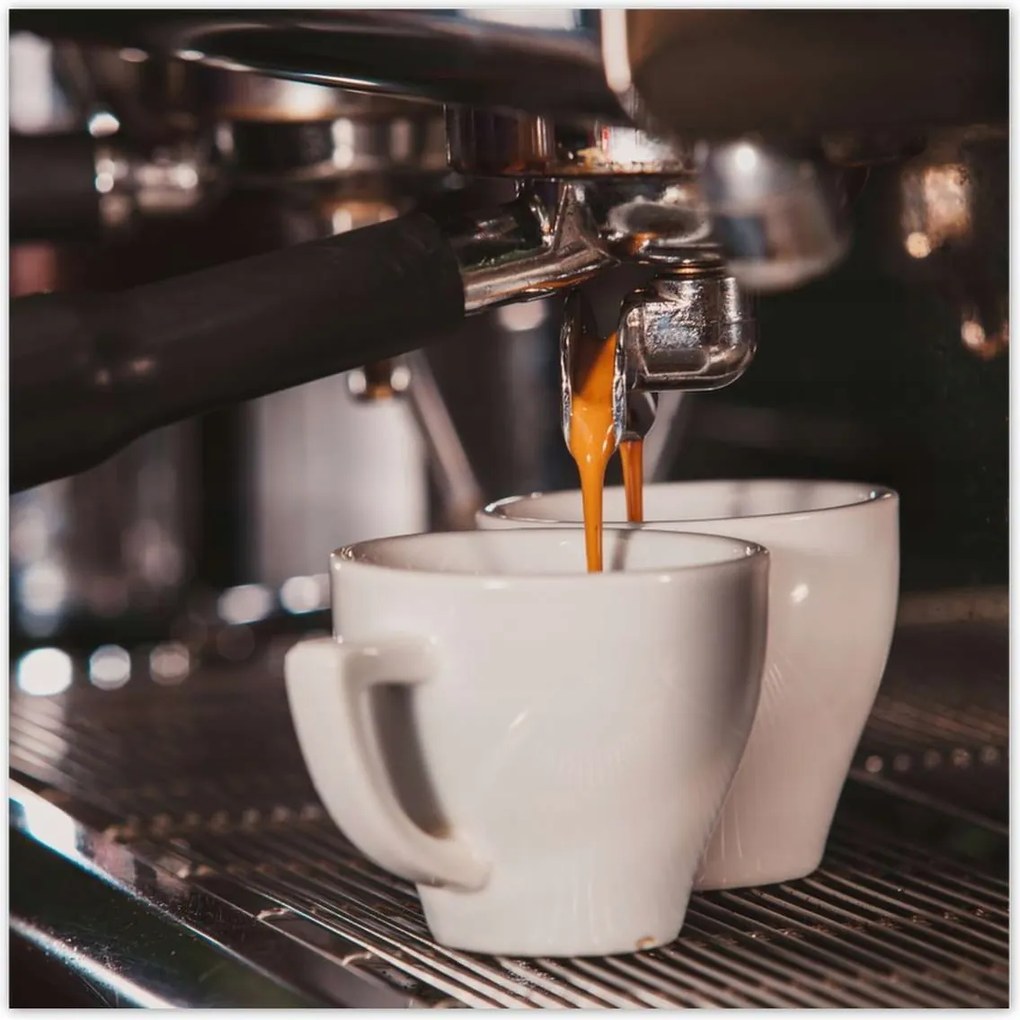 Poszterek 30x30 Eszpresszó kávéfőzés