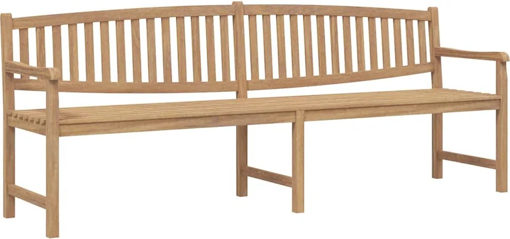 vidaXL tömör tíkfa kerti pad 228 x 59,5 x 90 cm