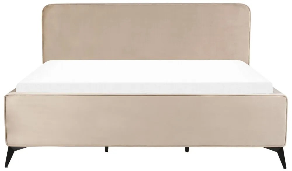 Franciaágy 180 cm Vardiel (szürkésbézs) (ágyráccsal). 1076318