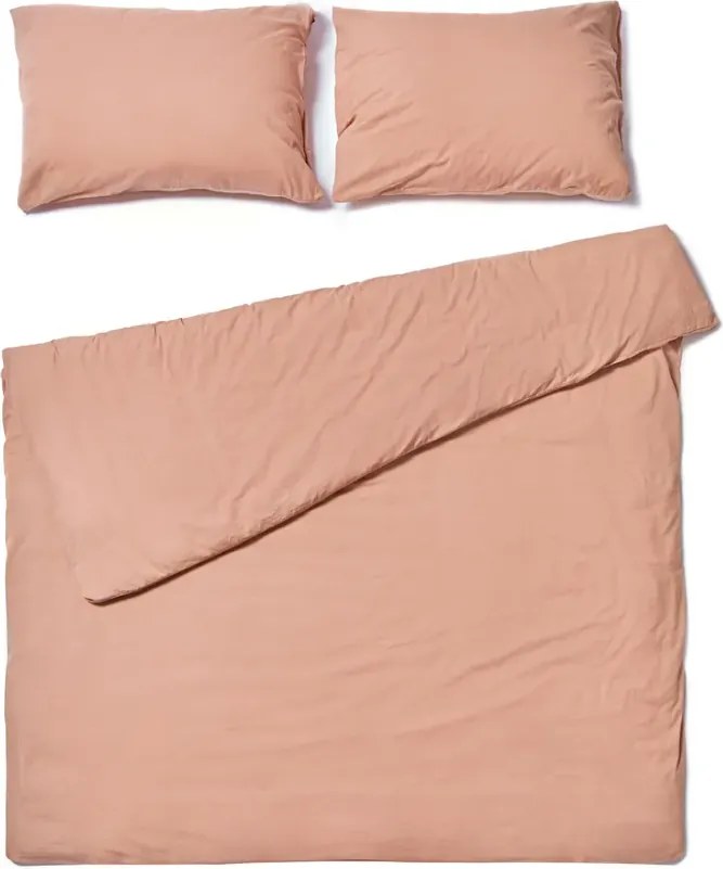 Pamut ágynemű CALMORA púderrózsaszín Ágyneműhuzat mérete: 2 db 70 x 90 cm | 200 x 200 cm