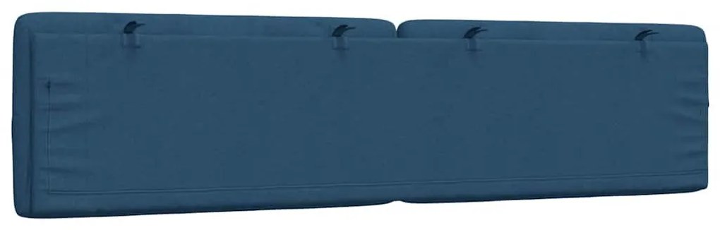 kék szövet fejtámla párna 200 cm