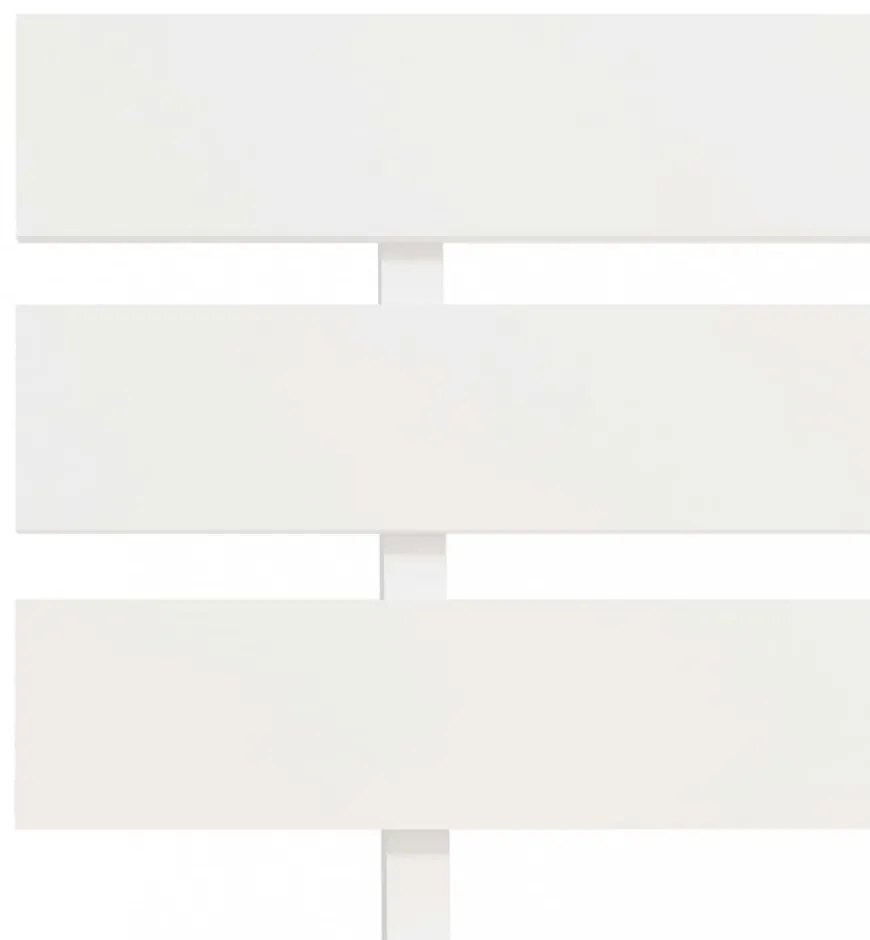 fehér tömör fenyőfa ágykeret 100 x 200 cm