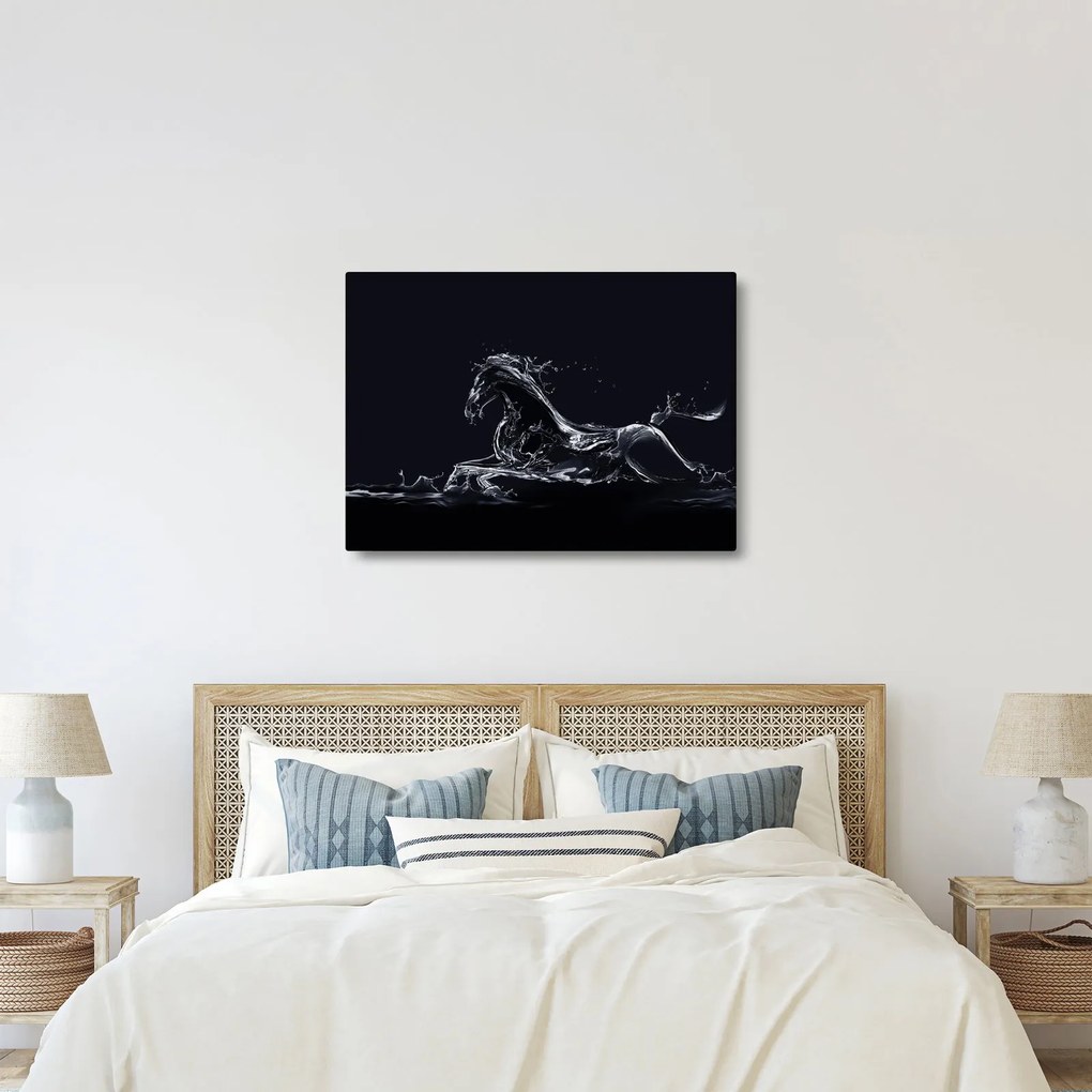 Kép - Ló és a víz (70x50 cm)