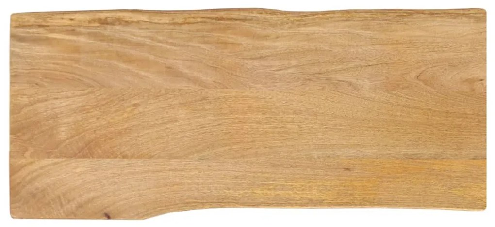 tömör mangófa természetes élű asztallap 80 x 40 x 2,5 cm