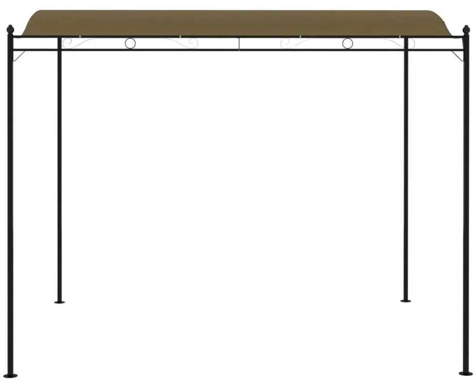 tópszínű napellenző 3 x 2,4 m 180 g/m²
