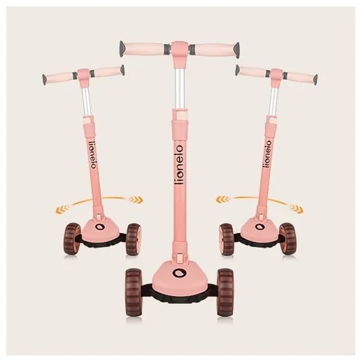 Lionelo - Gyermek roller 2in1 FRANKY rózsaszín