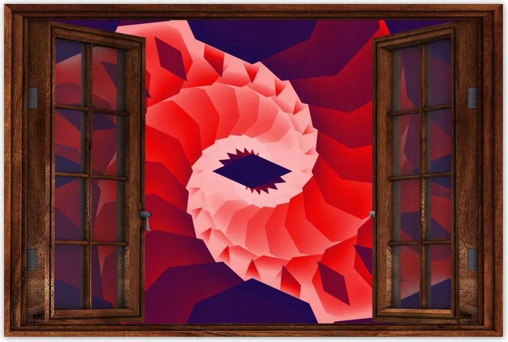 Poszterek 90x60 Piros kanyar