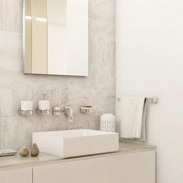 NIMCO NK készlet-31K-26 - Szappan adagoló, fogkefe állvány és fali kampó NIKAU