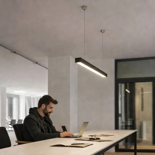 Brilagi - FULLDAY LED függeszték 10/15/20W, 230V, 2700/4000/6000K, 60cm, fekete