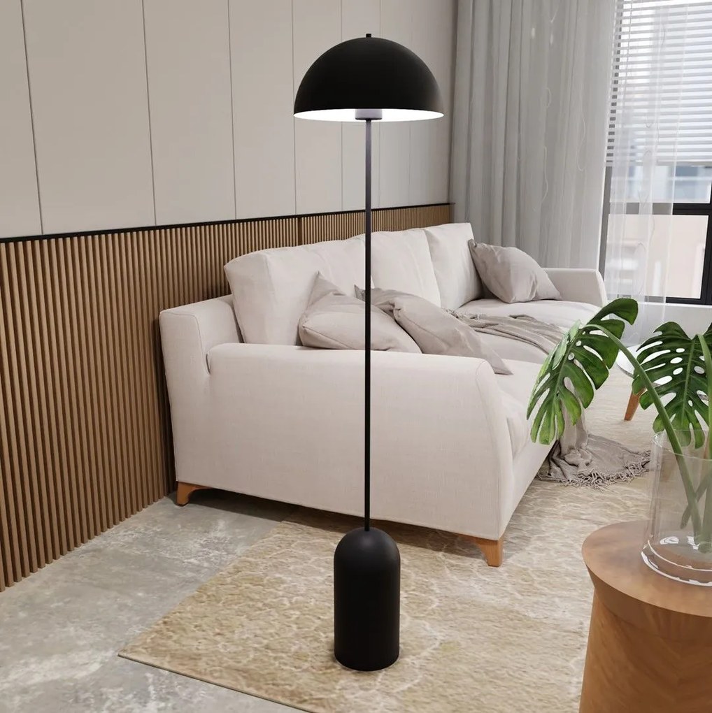 Emibig modern állólámpa kava fehér fekete emi1307/lp1
