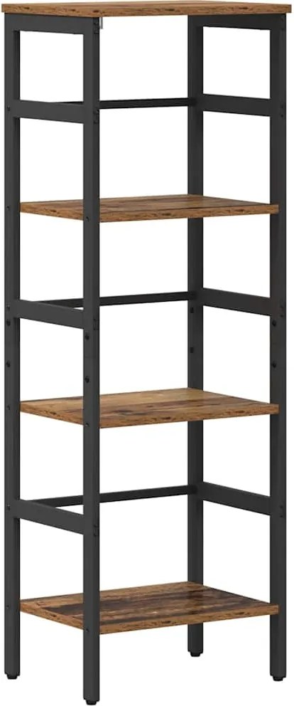 vidaXL Könyvespolc Öreg fa 40 x 29,5 x 115 cm Faanyag
