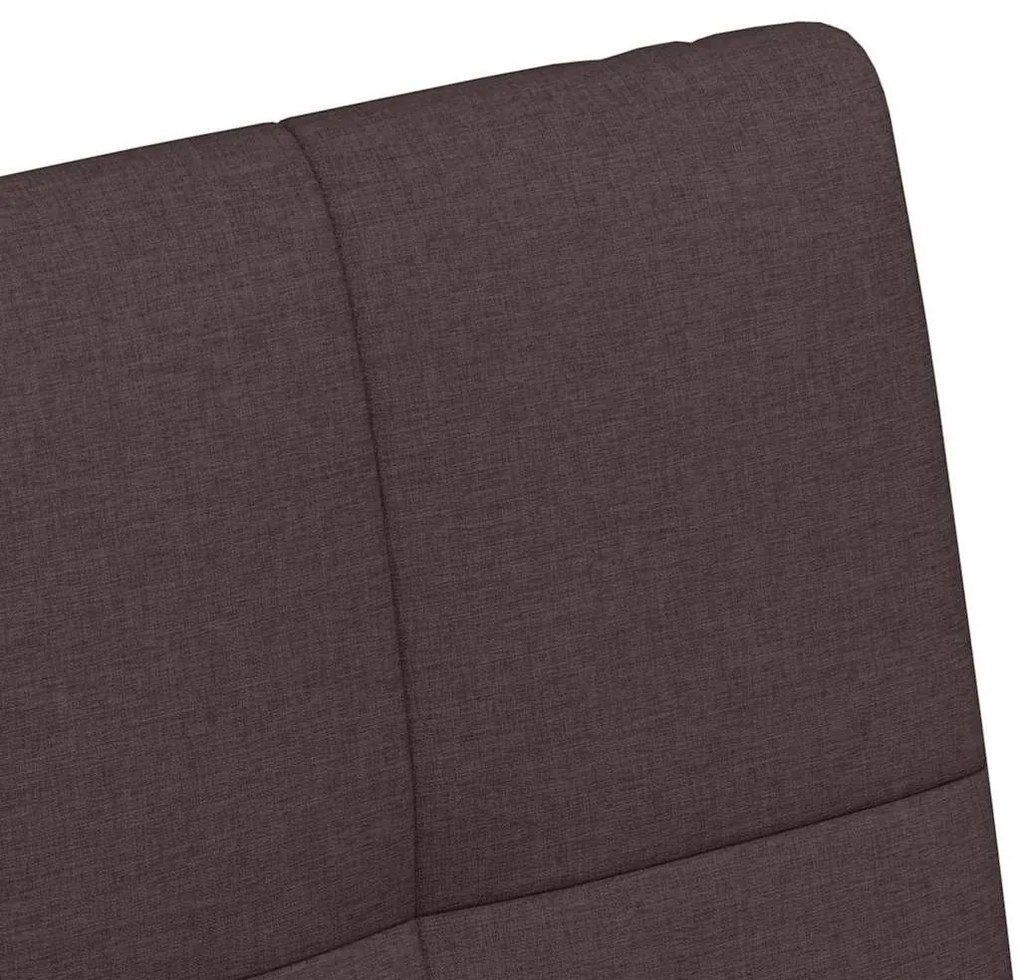 Kerekes Étkező Székek 2 pcs sötétbarna 58 x 65 x 94 cm szövet