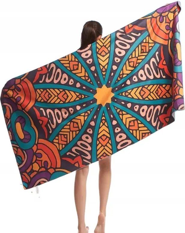 Strandtörölköző Uszodába Strandra Gyorsan Száradó Nagy 90X180