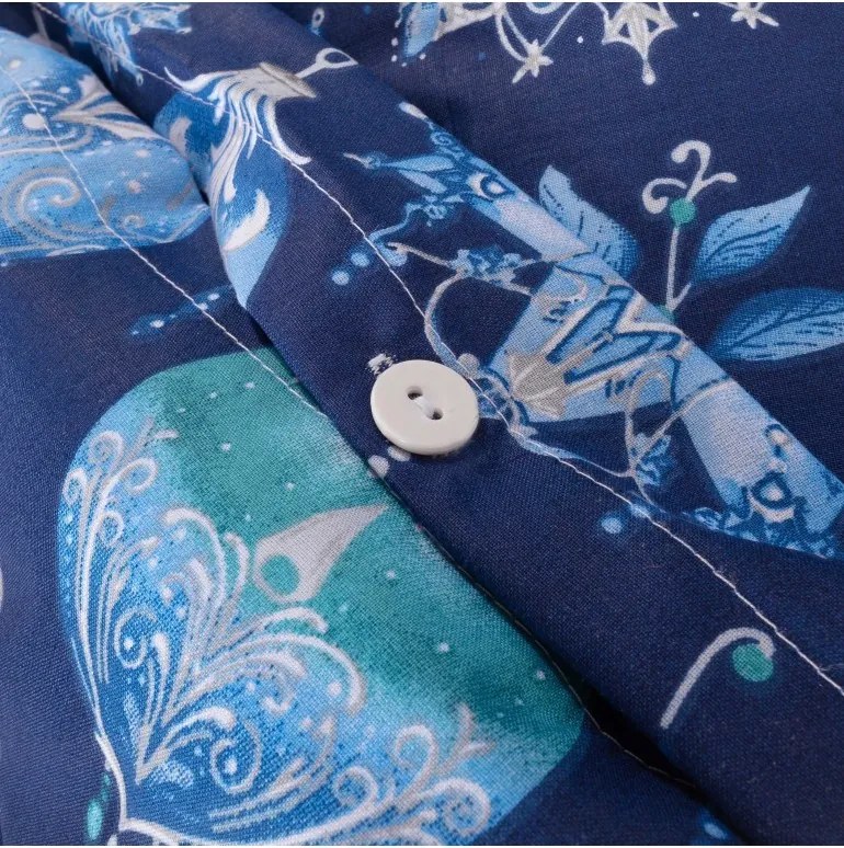 EMI Magic blue karácsonyi pamut ágyneműhuzat