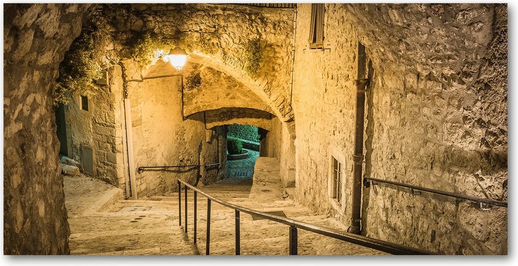 Lacobel Peille panel éjszaka Franciaország 120x60 cm Ragasztó