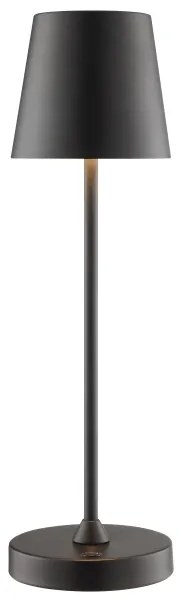 Brilliant - dimmelhető, tölthető érintésvezérelt asztali lámpa ELORA LED/2,5W/5V 2700K IP44 fekete