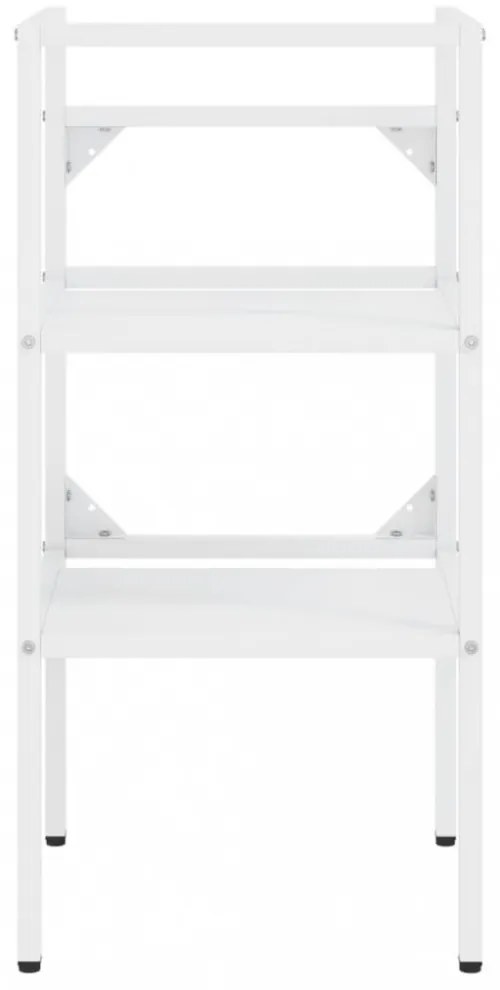 fehér vas fürdőszobai mosdókagylókeret 40 x 38 x 83 cm