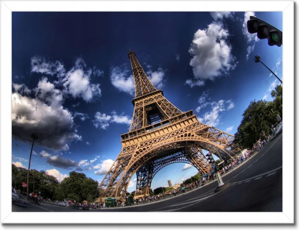 Poszterek keretben 40x30 Eiffel-torony Párizsban