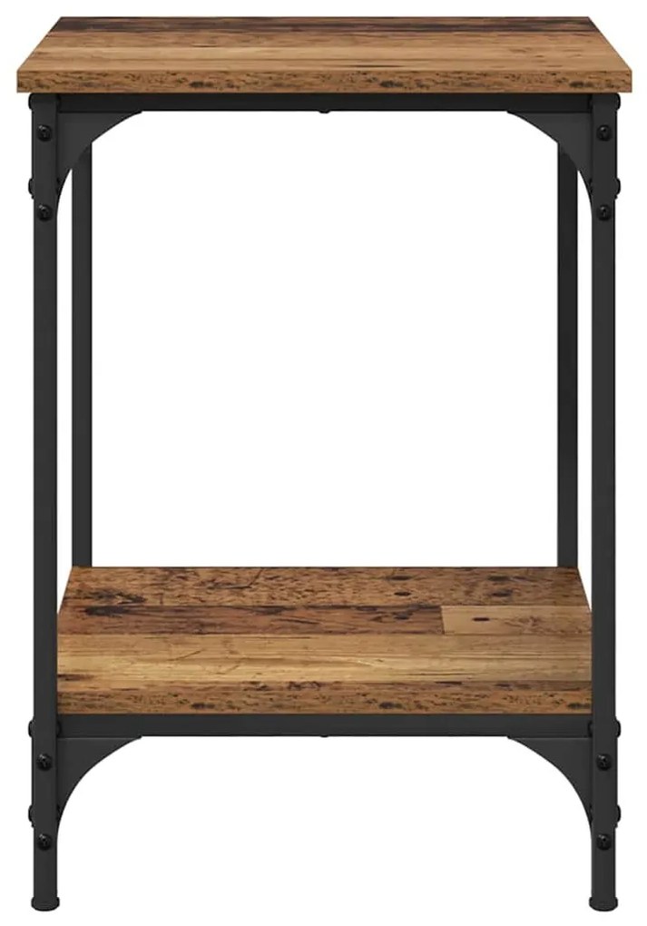 vidaXL Dohányzóasztal Öreg fa 40 x 40 x 55 cm Faanyag