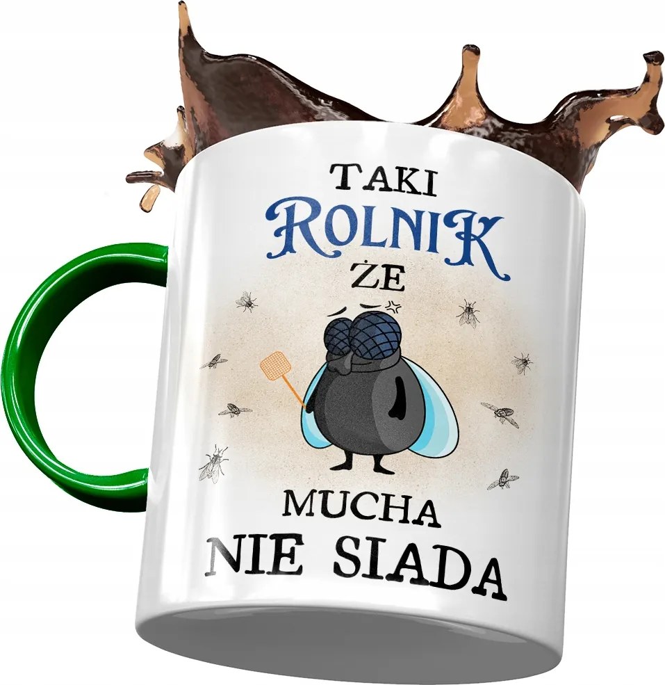 Zöld Bögre Gazdának, hogy a légy ne üljön le fényképes nyomattal