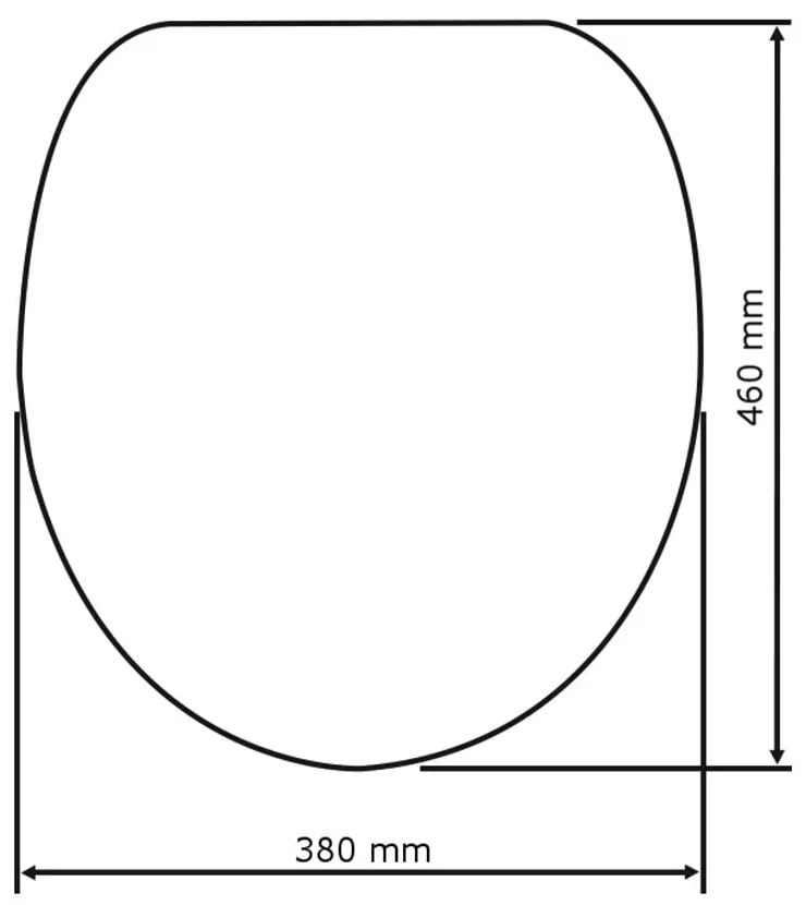 Premium Sea Shell fehér WC-ülőke, 45,5 x 38 cm - Wenko