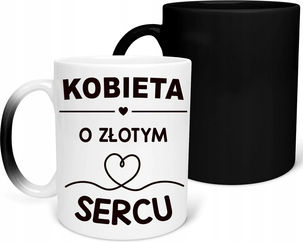 Mágikus Ajándék Bögre Arany Szívű Nő Születésnap Karácsony+csomagolás