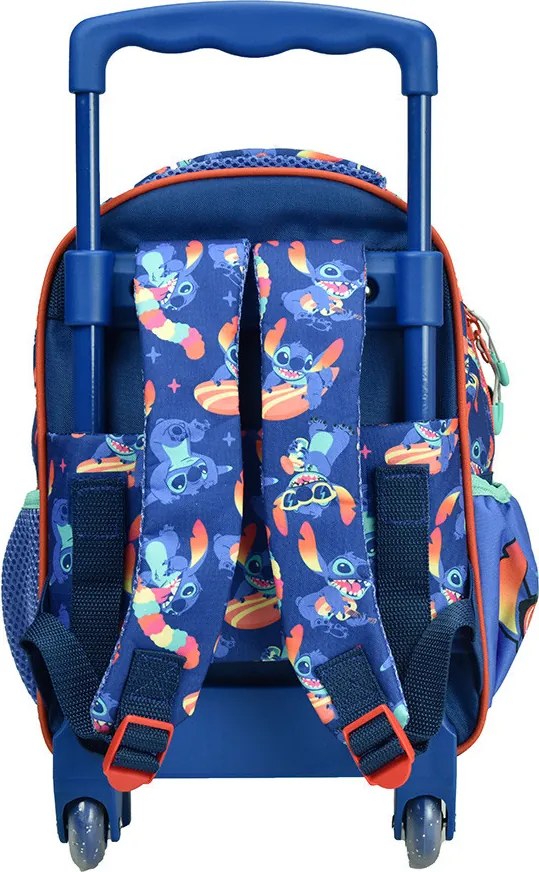 Disney Lilo és Stitch, A csillagkutya Chillin' gurulós ovis hátizsák, táska 30 cm