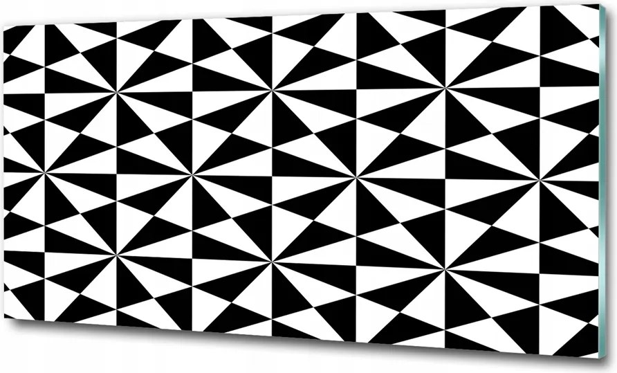 Fotó üveg kép Geometrikus háttér 125x50