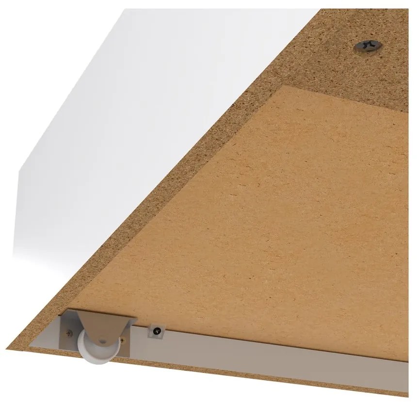 Fehér ágy alatti fiók szett 2 db-os 90x190-140x190 cm Naia – Tvilum