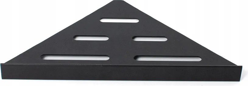 Sarokpolc rozsdamentes acél Tebo fekete Matt ragasztható csempe Svédország