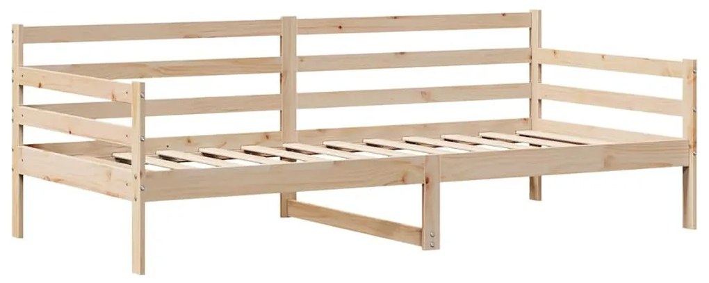 fehér tömör fenyőfa kanapéágy fiókkal 80 x 200 cm