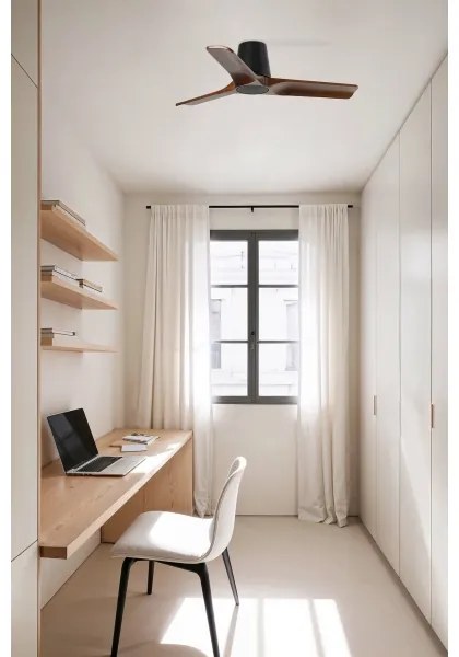 FARO 33837 - HEYWOOD TUB mennyezeti ventilátor fenyő/fekete, 90 cm, DO