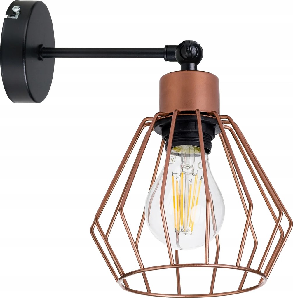 Fali lámpa E27 fix loft drót gyémánt