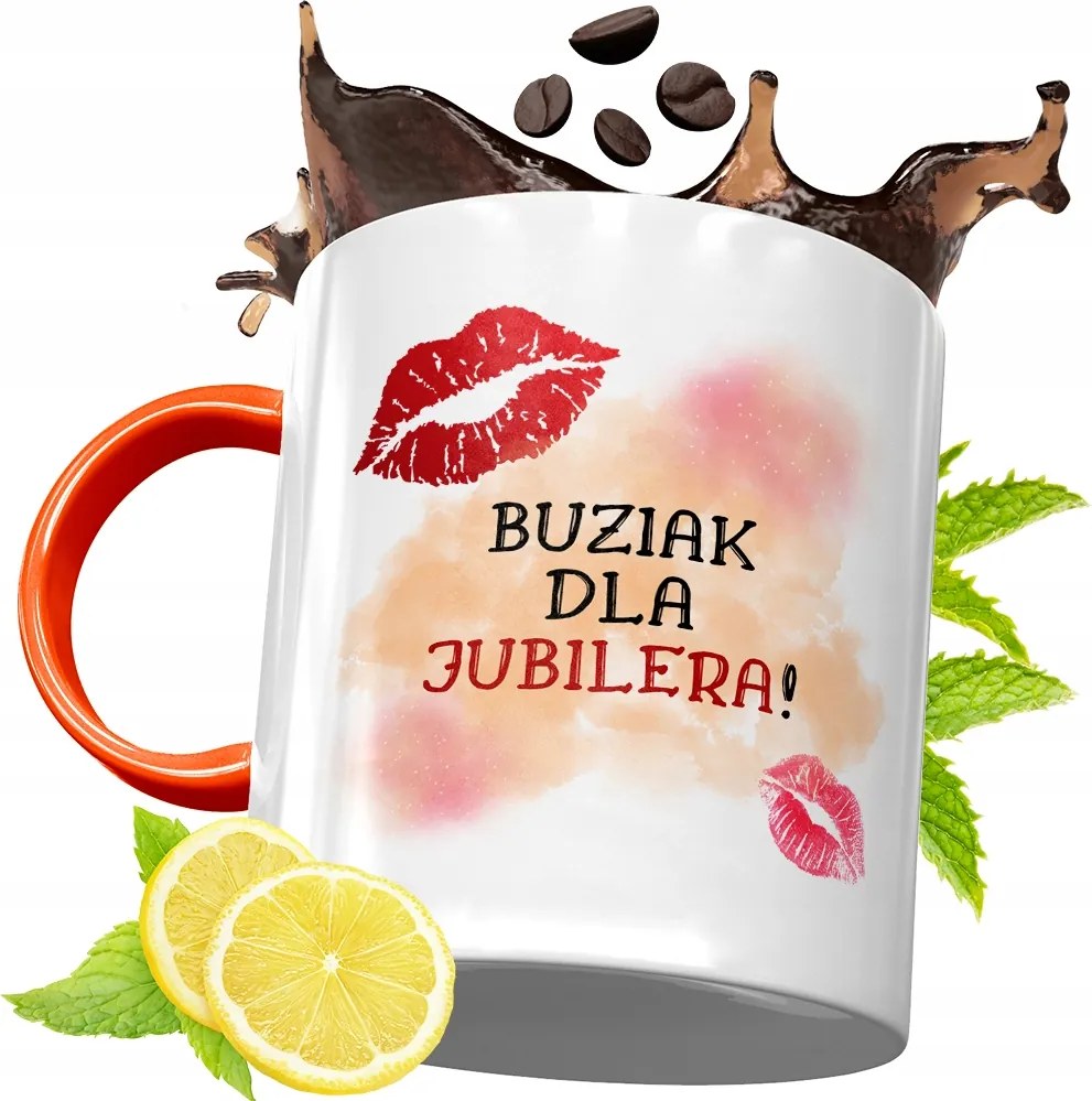 Narancssárga Bögre Ékszerésznek Ajándék fényképes nyomattal