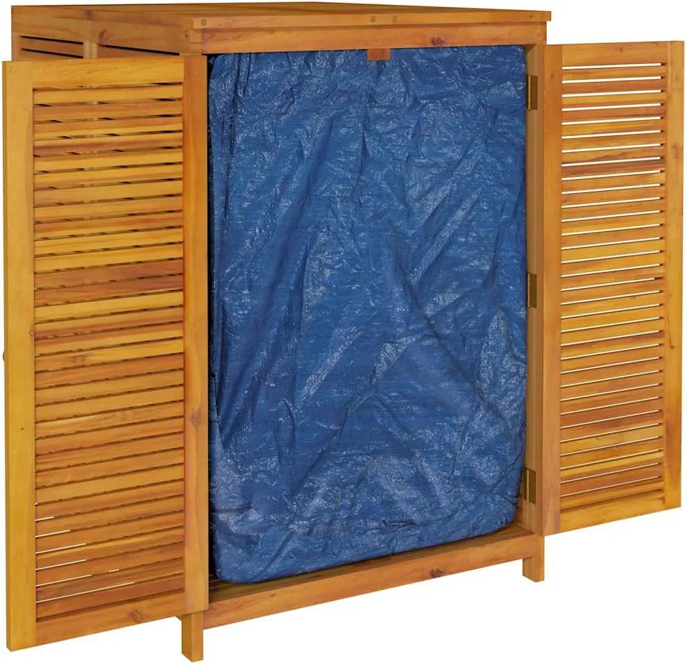 vidaXL tömör akácfa kerti tárolóláda 70 x 87 x 104 cm