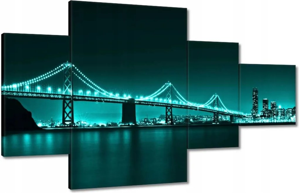 Képek 130x80 Türkiz kilátás híd