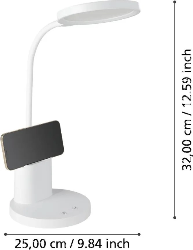 Eglo BROLINI 900529 Asztali lámpa 1x2,1W/LED 2700-6500K 300LM IP20