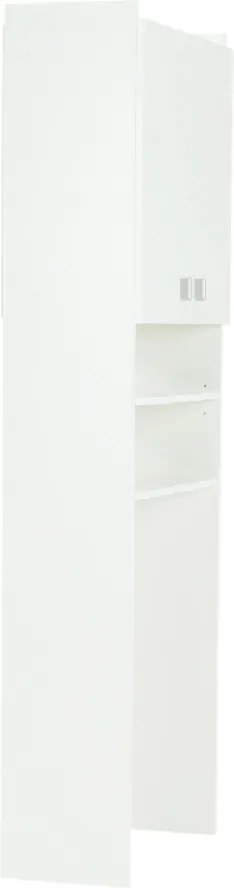 Szekrény a mosógép fölé, fehér, NATALI