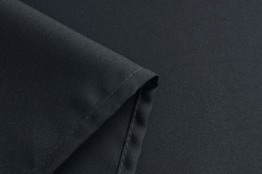 OXFORD fekete függöny 140x250 cm Felfüggesztés: Fém gyűrűk