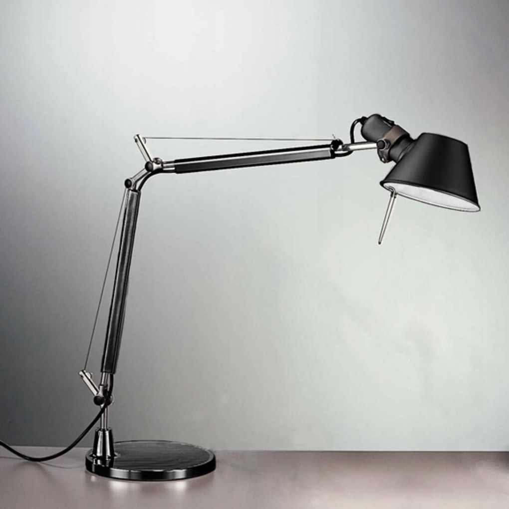 Artemide Tolomeo Mini asztali lámpa fekete 220V E27 talp nélkül