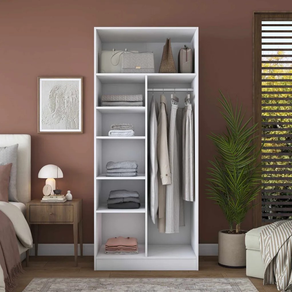 Gardróbszekrény, 90 cm – BA299