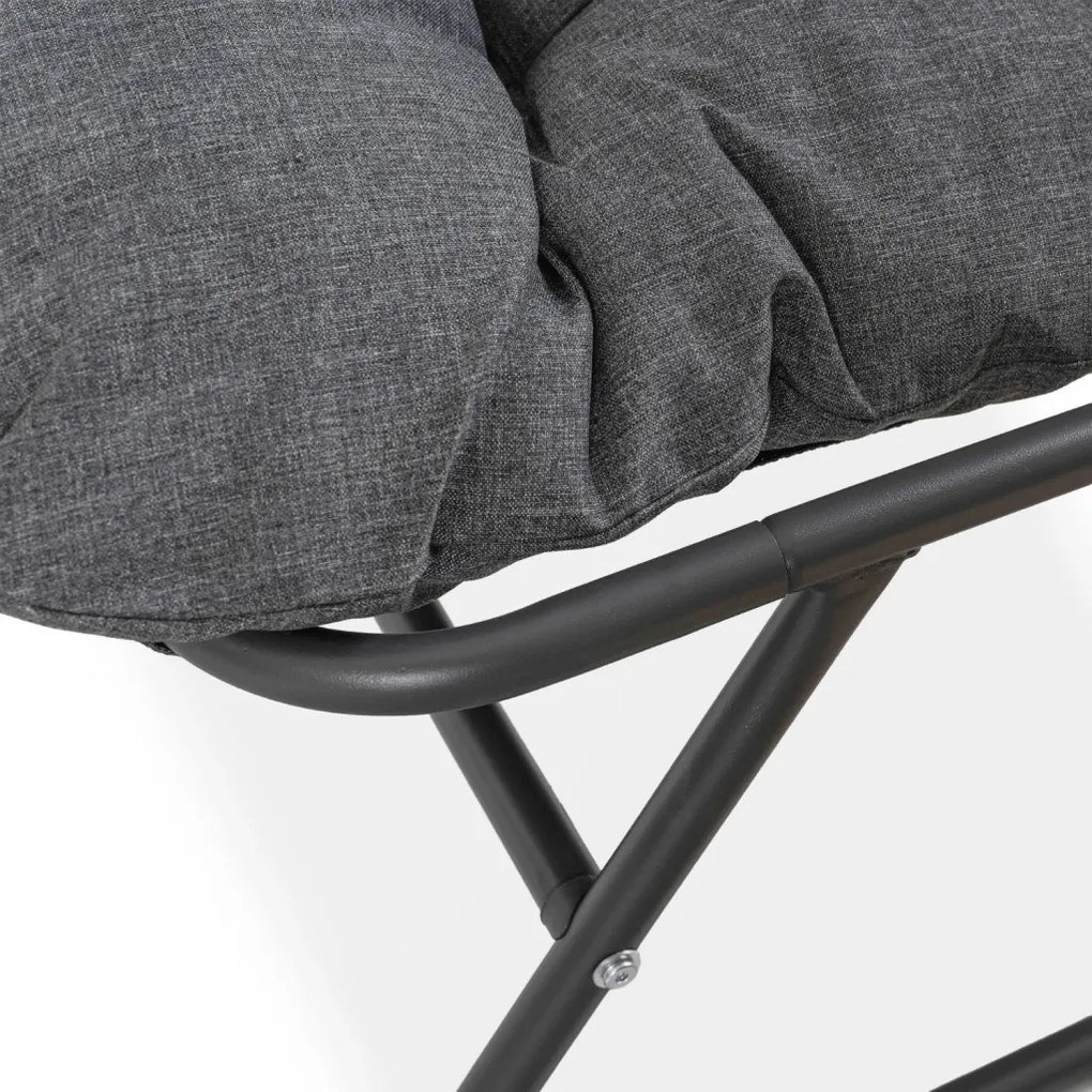 Szék BARI fekete bársony