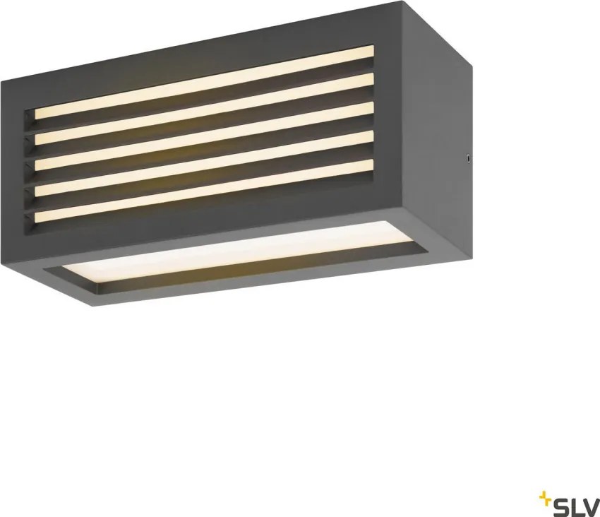 SLV 1002035 BOKSZ Modern Kültéri Fali Lámpa Antracit LED IP54
