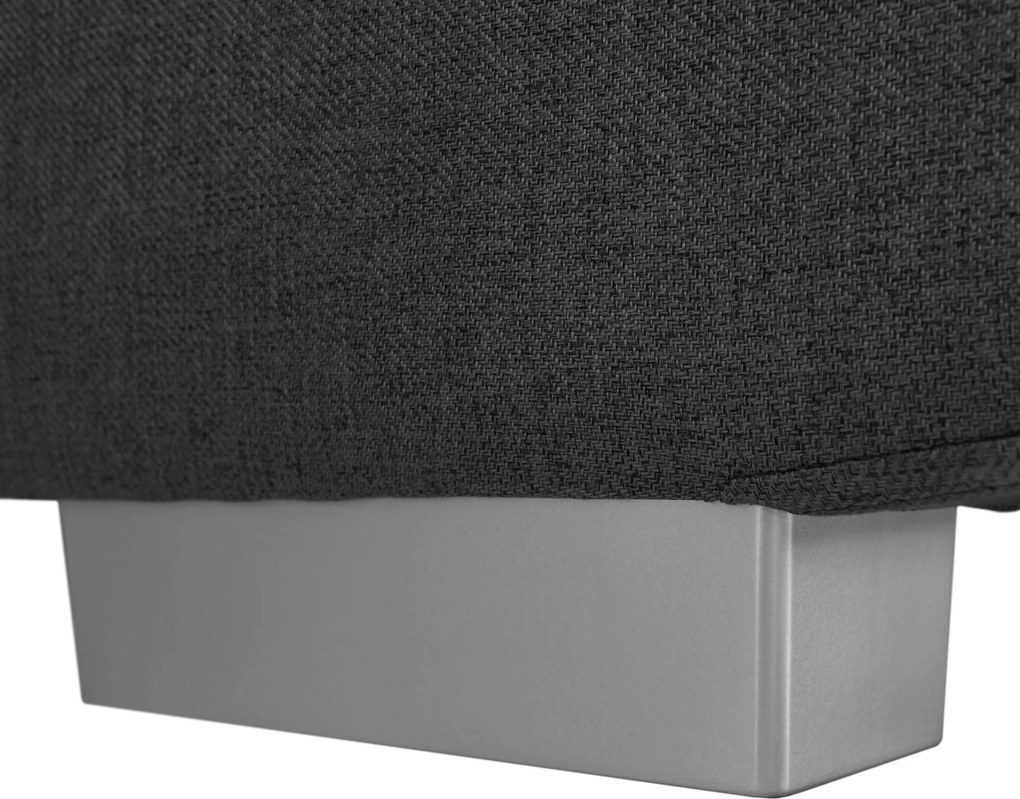 Ülőgarnitúra, sötétszürke, szövet Stark, jobbos, MAVIS