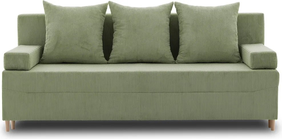 Fireze kanapé, kordbársony, zöld