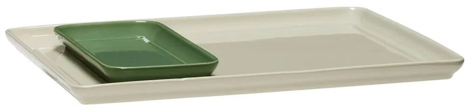 Kerámia dekoratív tálca szett 2 db-os 26x35 cm Amare – Hübsch