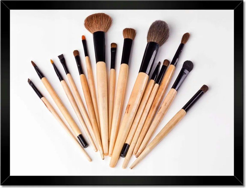 Poszterek keretben 40x30 Sminkes ecsetkészlet