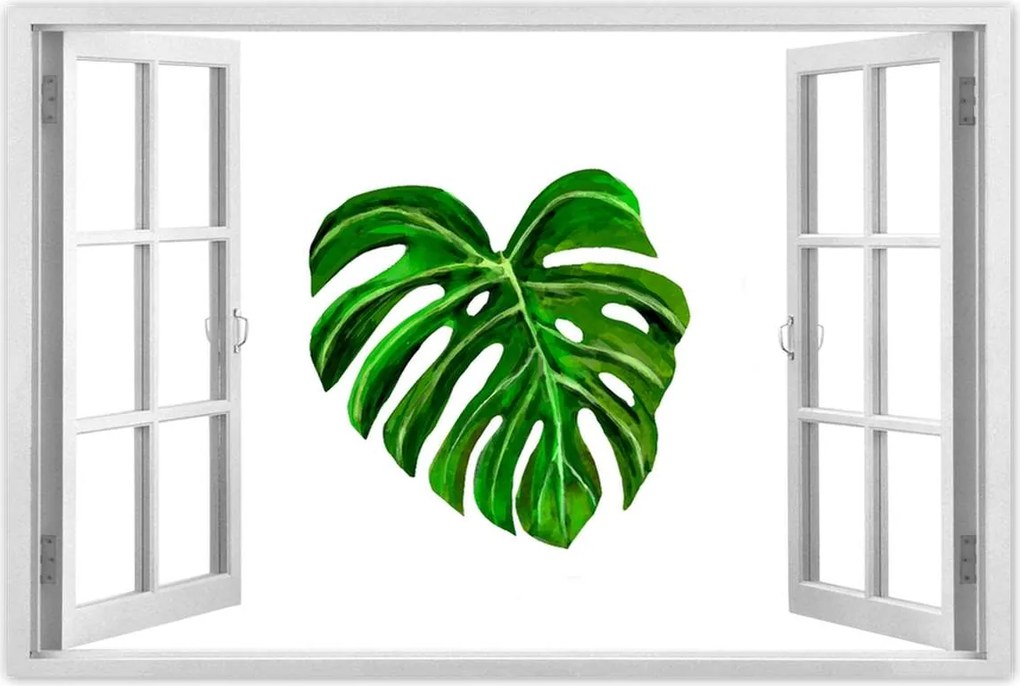 Poszterek 120x80 Monsera levél lyukas