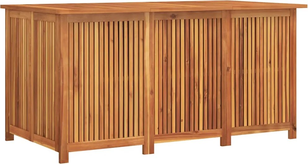 vidaXL tömör akácfa kerti tárolóláda 150x80x75 cm